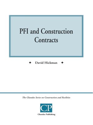 cover image of PFI and Construction Contracts